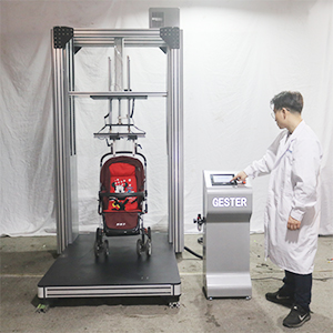 Metodo di test del tester di durabilità del manico per passeggini