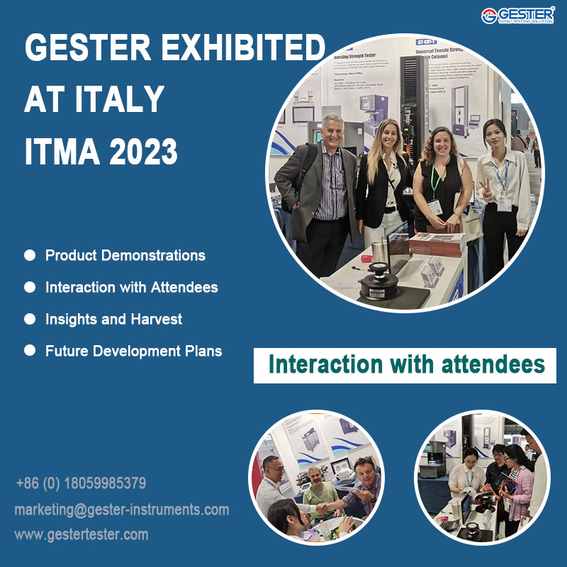 GESTER ha esposto a ITMA 2023 in Italia